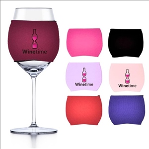 12oz Neoprene Insulated Red Wine Glass Cooler Sleeve
